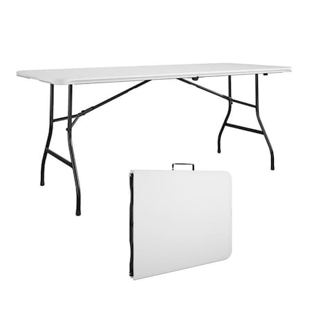 Cosco Cosco Casual 29.69 in. W X 72 in. L Rectangular Folding Buffet Table 14-682-WSP2
